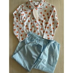Lullaby Set - Sibly Gathered Pants Set With Pumpkins Size 4T NWT